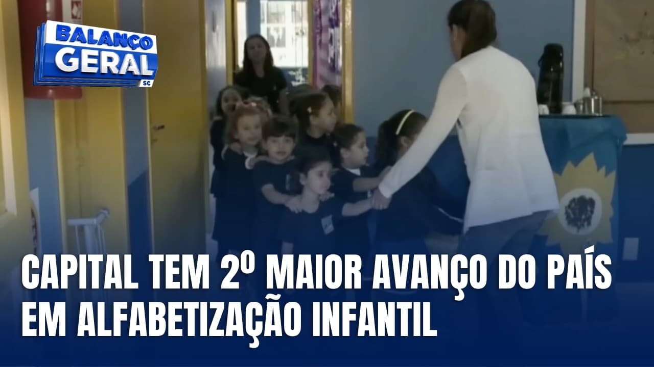 Florianópolis avança e atinge 62,6% de crianças alfabetizadas