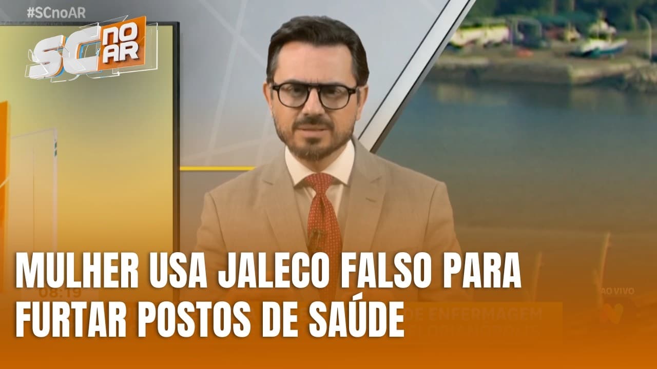 Golpista se passa por estudante de enfermagem e furta unidades de saúde em Florianópolis