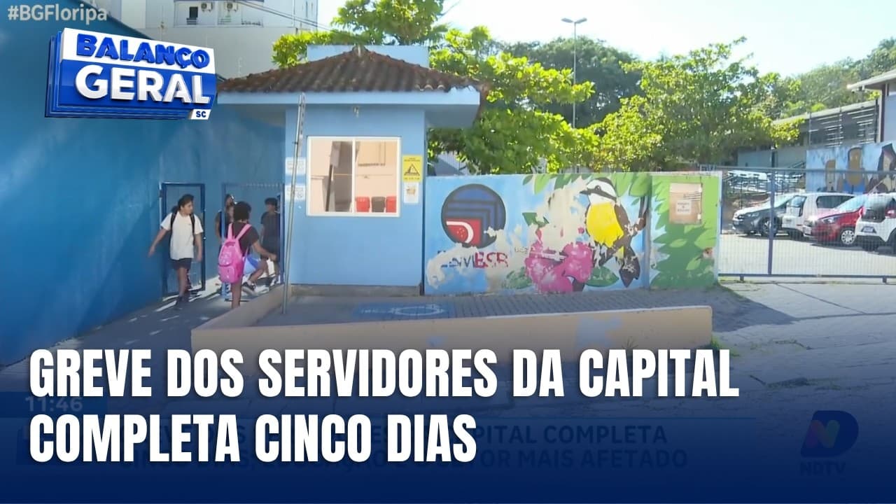 Greve em Florianópolis chega ao 5º dia com impacto na educação