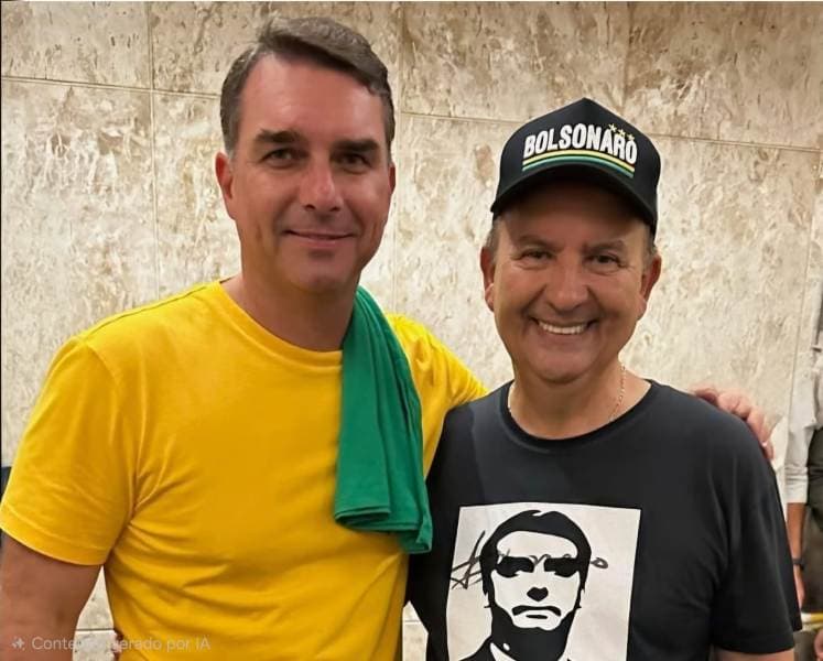 Flávio Bolsonaro em Florianópolis dias 8 e 9 de maio - Milton Barão