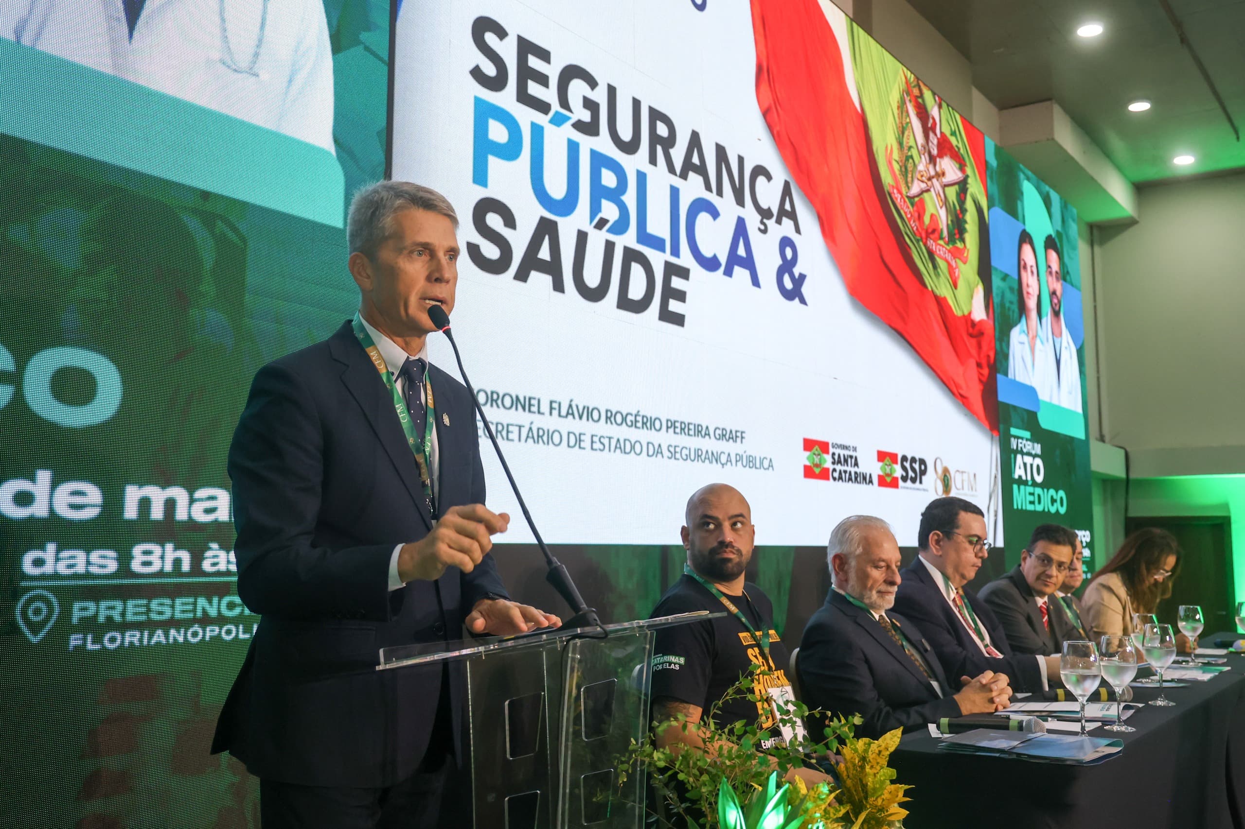Santa Catarina: SSP reforça elo entre segurança pública e saúde em fórum na capital