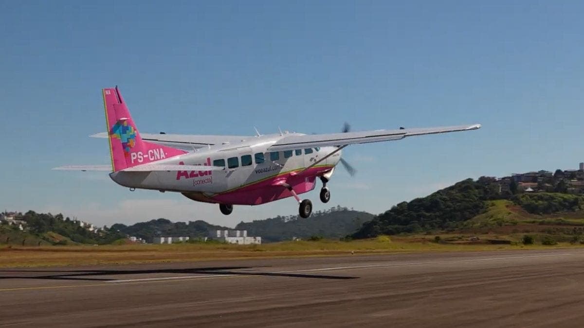 Santa Catarina lança programa de aviação regional com voos a partir de R$ 315